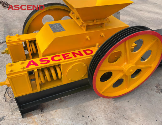 Two roller crusher for sand making road building gold mining materials crushing