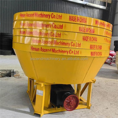 1600 1500 1400 model wet pan mill for gold ore equiped with grinding roller grinding base and gear