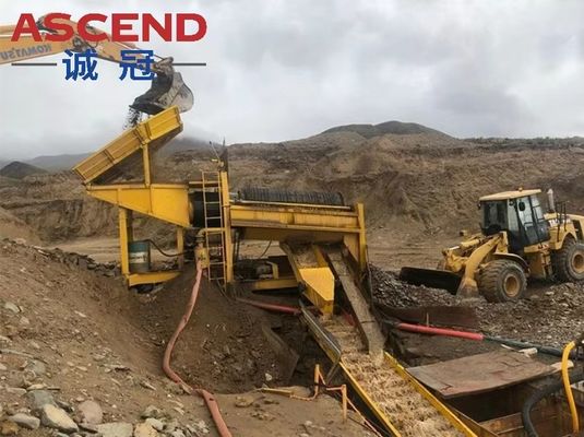 Gold Washing Plant For Alluvial Sand Gold Mining With 50 100 150 Tph Capacity To East Africa