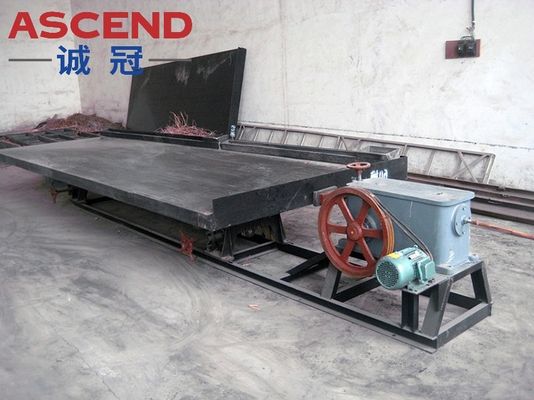6S Gold Shaking Table Gravity Separator Gold With High Efficiency 1-1.5 Tph Recovery Gold