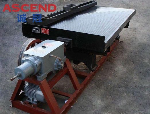 6S Gold Shaking Table Gravity Separator Gold With High Efficiency 1-1.5 Tph Recovery Gold