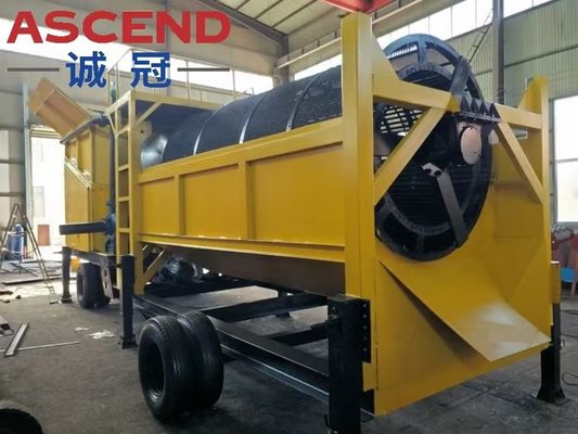 50tph 100tph 200tph Gold Washing Plant Alluvial Placer Ore Dressing Equipment