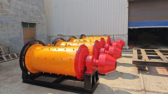 900x1800 Ball Mill Grinding Machine 1 2 3 Tph Gold Silver Stone Grinding Discharging Particle Size Less Than 0.075mm