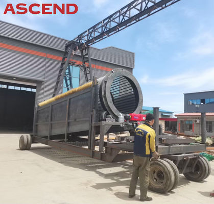 10 20 30 50 T/H Vibrating Screening Machine Quarry Sand Gravel Rotary Trommel Screen