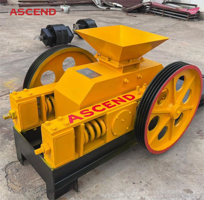 Two roller crusher for sand making road building gold mining materials crushing