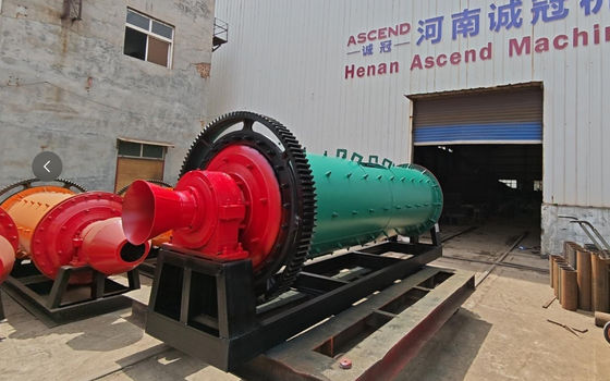 Low Consumption Mining Powder Grinding Machine Dry / Wet Type Limestone Gold Ore Ball Mill