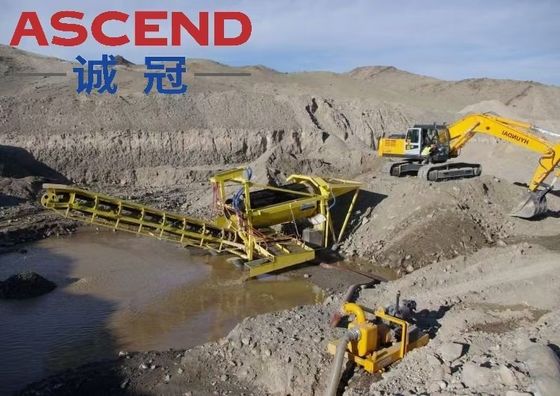 Alluvial Gold Washing Plant Machine GTS20 GTS50 For Small Scale Mining In Africa