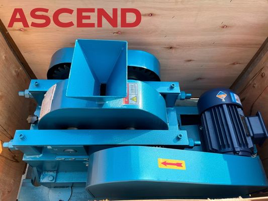 Small Lab Double Roller Crusher Machine To Crush Iron Gold Copper Ore Stone For Laboratory Testing