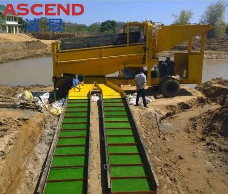 50tph 100tph 200tph Gold Washing Plant Alluvial Placer Ore Dressing Equipment