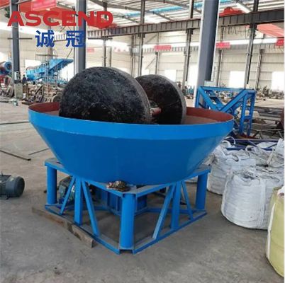 Small Capacity Water Wet Pan Mills 1100 Model Powder Mesh 80-150 For Gold Powder Making With 200 Kg Per Hour In Sudan