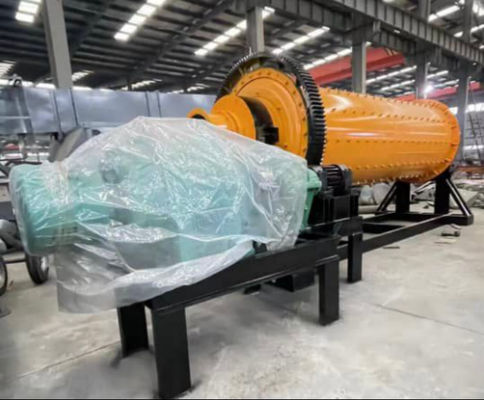 China Ascend Wet Grinding Ball Mill 1200x2400 1200x4500 With 5 Tons Per Hour Capacity For Gold Silver Iron Ore Grinding