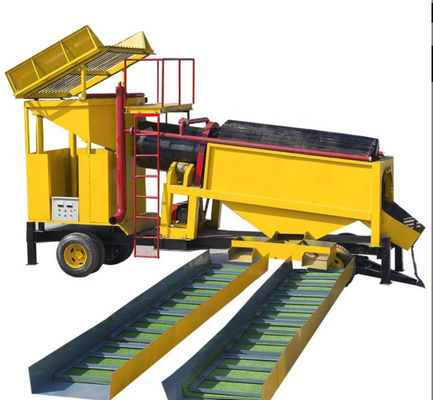 100 150 200 tonnellate all'ora impianto di lavaggio dell'oro per l'estrazione su larga scala in Egitto Sudafrica