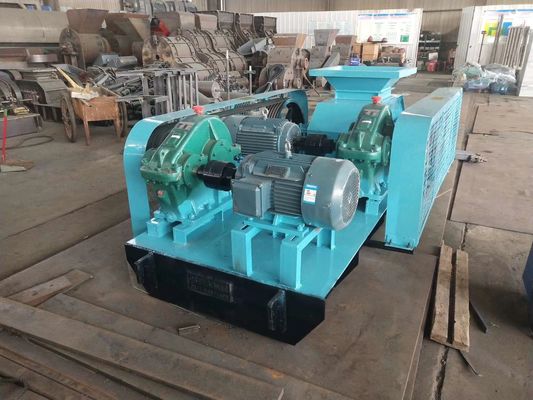 High Pressure Double Smooth Roller Crusher Hydraulic Coal Coke Fine Sand Machine